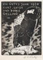 KatNr 304 Martin Erich Philipp (MEPH), Konvolut von zehn Exlibris und Neujahrsgrüßen. 1919- 1954.