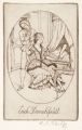 KatNr 304 Martin Erich Philipp (MEPH), Konvolut von zehn Exlibris und Neujahrsgrüßen. 1919- 1954.