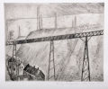 KatNr 500&nbsp;&nbsp; Gussy Hippold-Ahnert "Industrielandschaft Zwickau". 1933.