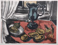 KatNr 494&nbsp;&nbsp; Erhard Hippold "Stillleben mit Zinnkrug". Wohl um 1960.