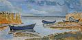 KatNr 061   Erhard Hippold, Am Darßer Bodden. Wohl 1950er Jahre.