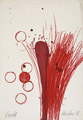 KatNr 125&nbsp;&nbsp; Lutz Fleischer "Rote Serie" – "Knall". 1988.