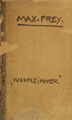 KatNr 234 Max A. P. Frey "Wohnzimmer" (Grüner Salon mit Meissner Kachelofen). Wohl 1910er/1920er Jahre.