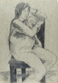 KatNr 488 Lutz Fleischer, Neun Figuren- und Aktdarstellungen. 1970er/1980er Jahre.