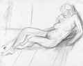 KatNr 488 Lutz Fleischer, Neun Figuren- und Aktdarstellungen. 1970er/1980er Jahre.