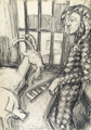 KatNr 488 Lutz Fleischer, Neun Figuren- und Aktdarstellungen. 1970er/1980er Jahre.