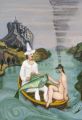 KatNr 177   Peter Graf "Überfahrt zum Schreckenstein". 2004.