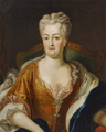 KatNr 7 Louis de Silvestre und Andreas Möller (Werkstatt oder Nachfolge) "König August II. von Polen" / "Christiane Eberhardine von Brandenburg-Bayreuth, Gemahlin König Augusts II. von Polen". Wohl 1730er/1740er Jahre.