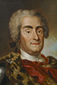 KatNr 7 Louis de Silvestre und Andreas Möller (Werkstatt oder Nachfolge) "König August II. von Polen" / "Christiane Eberhardine von Brandenburg-Bayreuth, Gemahlin König Augusts II. von Polen". Wohl 1730er/1740er Jahre.