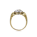 KatNr 829 Belle Époque-Ring mit Diamant-Solitär, 4,0 ct, mit HRD Zertifikat.