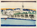 KatNr 311   Siegfried Berndt "Die Brücke von St. Cloud" / "Landungssteg". Um 1908/1911.