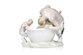 KatNr 719 "Zwei Faune". Max Lange für Meissen. 1906.