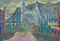 KatNr 133   Wolfgang Bruchwitz "Blaues Wunder". 1984.
