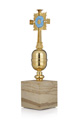 KatNr 970 Johann George Schmidt (verkleinerte Kopie nach), Turmkreuz der Dresdner Frauenkirche. Um 2000.