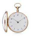 KatNr 941 Große komplizierte Taschenuhr Lepine mit Repetition und Spielwerk. Wohl F. Bille (Spielwerk), wohl Paris. Wohl um 1810/1820.