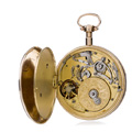 KatNr 941 Große komplizierte Taschenuhr Lepine mit Repetition und Spielwerk. Wohl F. Bille (Spielwerk), wohl Paris. Wohl um 1810/1820.
