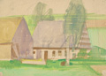 KatNr 502   Hermann Glöckner "Herbst in Fürstenau". 1946.