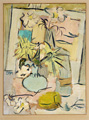 KatNr 223   Elisabeth Pohlenz-Mostar "Stillleben mit Herbstblüten". Wohl 1950er Jahre.
