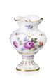 KatNr 782   Kleine Balustervase mit Blumenmalerei aus der königlichen Hofsilberkammer. Meissen. 1860er Jahre.