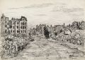 KatNr 609   Wilhelm Rudolph "Dresden Ring Str.[aße]". 1945.