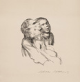 KatNr 368   Käthe Kollwitz "Zuhörende". 1927.