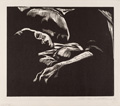 KatNr 367   Käthe Kollwitz "Schlafende mit Kind". 1929.