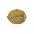 KatNr 824 Gold-Brosche mit Vermählungsszene. Mitte 19. Jh.