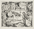 KatNr 307   Max Beckmann "Liebespaar II". 1918.