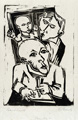 KatNr 333   Alois Erbach "Familie". Um 1920.