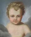 KatNr 262   Zeichner des Klassizismus, Putto aus dem Nachlass Carl Christian Vogel von Vogelsteins. Frühes 19. Jh.