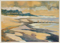 KatNr 409   Willy Schröder "Darß – Pommern – Weststrand" (Blick zur Hohen Düne, Ahrenshoop). Wohl 1930er/frühe 1940er Jahre.
