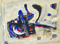 KatNr 198   Hans Kinder "Am Strand". 1960er/1970er Jahre.