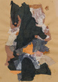 KatNr 563   Herbert Kunze, Grafische Synthese auf Grau / Gebündelte Strukturen. 1972/1976.