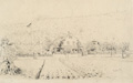 KatNr 432   Oskar Zwintscher, Blick über die Gärten bei Diesbar. 1892.
