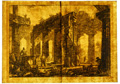 KatNr 251 Giovanni Battista Piranesi "Vue des restes du derrière du Pronaos du Temple de Neptune". 1778.