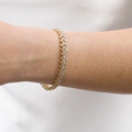 KatNr 836 Dreireihiges Rivière-Armband mit 132 Brillanten (sog. Tennisarmband). In der Art von Cartier oder Tiffany.