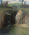 KatNr 066   Hermann Hendrich "Badende und Waldschrat". Um 1915.