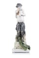 KatNr  Sehr großer "Faun mit Krokodil". Ferdinand Liebermann für Rosenthal (Selb). 1914.