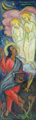 KatNr 222   Thea Schleusner "Johannes auf Patmos". Wohl späte 1940er / frühe 1950er Jahre.