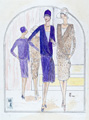 KatNr 309   Edouard García Benito, Zwei elegante Damen. 1927.