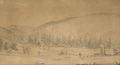 KatNr 277   Carl Robert Kummer "Weiseritzthal in der Ferne Gypsdorf" (Kipsdorf, Osterzgebire). 1830.