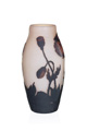 KatNr 810 Vase "Klatschmohn". Arsall, Vereinigte Lausitzer Glaswerke AG, Weißwasser / Oberlausitz. 1918– 1929.