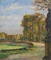KatNr 078   Edmund Körner, Barockgarten Großsedlitz. 1920.