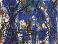KatNr 620   Helmut Schmidt-Kirstein, Blaue Strukturen. 1959.