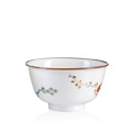 KatNr 736 Seltenes Koppchen mit "Drei Freunde"-Dekor. Meissen. 1729/1730.