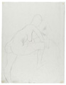 KatNr 475   Otto Dix "Akt mit hochgestelltem Bein". 1926.
