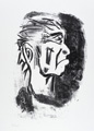 KatNr 481   Otto Dix "Selbstbildnis II (nach rechts, hell)." 1969.
