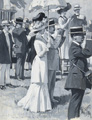 KatNr 112   Carl Max Tilke, Beim Pferderennen. 1909.