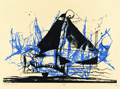 KatNr 668 Verschiedene Künstler "'Rührt Euch' – Jubiläumsmappe 1 Jahr Galerie EIGEN + ART". 1986.