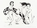 KatNr 668 Verschiedene Künstler "'Rührt Euch' – Jubiläumsmappe 1 Jahr Galerie EIGEN + ART". 1986.